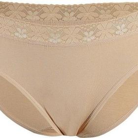 Yıldız 3527 Ten 12 Adet Kadın Likralı Beli Dantelli Bikini Külot