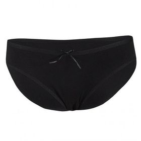 Yıldız 3552 Siyah 12 Adet Kadın Likralı Kaşkorse Bikini Külot