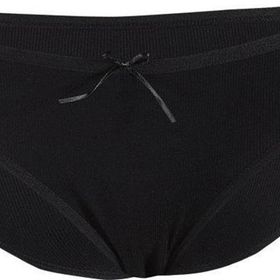 Yıldız 3552 Siyah 12 Adet Kadın Likralı Kaşkorse Bikini Külot