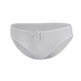 Yıldız 3575 Beyaz Kalpli Kadın Bikini Külot