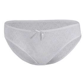Yıldız 3575 Beyaz Kalpli Kadın Bikini Külot