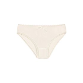 Yıldız 3882 Ekru 12 Adet Kadın Bambu Dantelli Bikini Külot