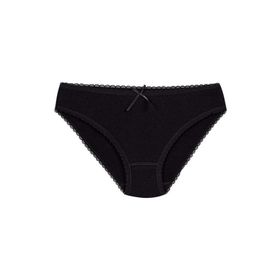 Yıldız 3901 Siyah 12 Adet Kadın Modal Dantelli Bikini Külot