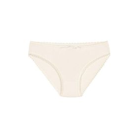 Yıldız 3902 Ekru 12 Adet Kadın Modal Dantelli Bikini Külot
