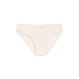 Yıldız 3902 Ekru 12 Adet Kadın Modal Dantelli Bikini Külot