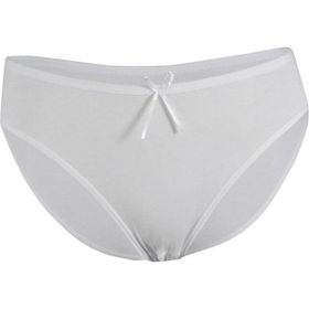 Yıldız 3910 Beyaz Likralı Bambu Kadın Bikini Külot
