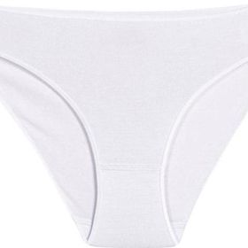 Yıldız 3960 Beyaz 12 Adet Kadın Bambu İz Yapmaz Bikini Külot