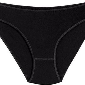 Yıldız 3961 Siyah 12 Adet Kadın Bambu İz Yapmaz Bikini Külot