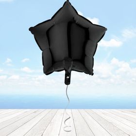 Yıldız 45 cm Siyah Folyo Balon