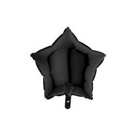 Yıldız 45 cm Siyah Folyo Balon