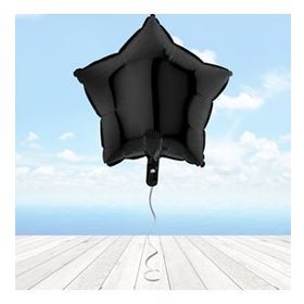 Yıldız 45 cm Siyah Folyo Balon