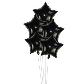 Yıldız 45 cm Siyah Folyo Balon