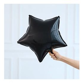 Yıldız 45 cm Siyah Folyo Balon