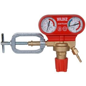 Yıldız 5312S Kelepçeli Asetilen Basınç Düşürücü