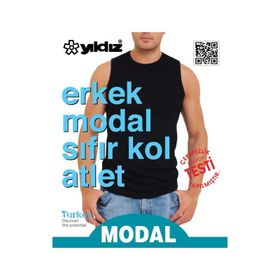 Yıldız 76 3'lü Modal Sıfır Kol Erkek Atlet