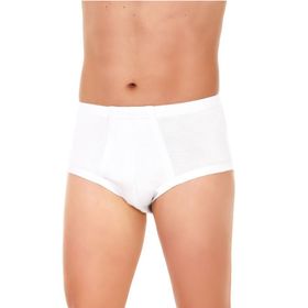 Yıldız Çamaşır 09 Beyaz Ribana Bantlı Erkek Slip Külot