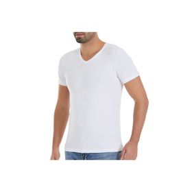 Yıldız Çamaşır 150 Beyaz V Yaka Erkek T-Shirt