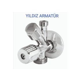 Yıldız Çamaşır-Bulaşık Musluğu ve Taharet Musluğu Çıkışlı Tek Muslukta Çift Fonksiyon Birleştirici