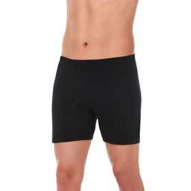 Yıldız Çamaşır YLDZ-05 Siyah %100 Pamuk Süprem Paçalı Erkek Boxer