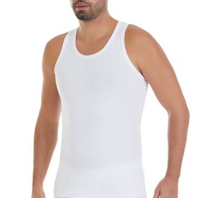 Yıldız Çamaşır YLDZ-375 Beyaz Likralı 3'lü Paket Erkek Sporcu Atlet