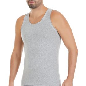Yıldız Çamaşır YLDZ-375 Gri Likralı 3'lü Paket Erkek Sporcu Atlet