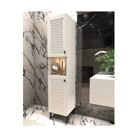 Yıldız Elegance Luxe Beyaz Banyo Boy Dolabı