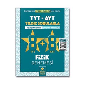 Yıldız Sorular YKS TYT AYT Fizik 8+8 Deneme Video Çözümlü
