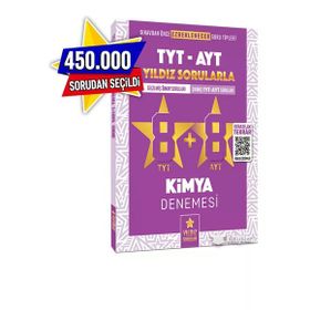 Yıldız Sorular YKS TYT AYT Kimya 8+8 Deneme Video Çözümlü