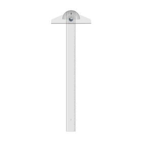 Yıldızlar 85 cm Oynar Başlıklı T Cetvel