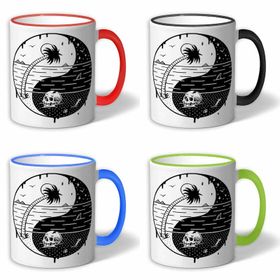 Ying Yang Porselen Kupa Bardak
