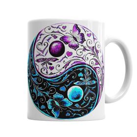 Ying Yang Porselen Kupa Bardak