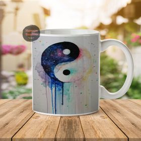 Ying Yang Porselen Kupa Bardak