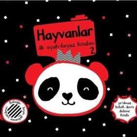 Yırtılmaz Kitap: Hayvanlar 2 İlk Siyah Beyaz Kitabım Megakids Yayıncılık