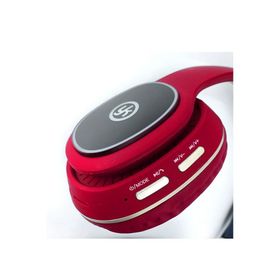 YK Design Yk-811 Kırmızı Kablosuz Rgb Led Işıklı Bluetooth Kulaklık