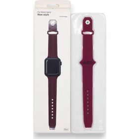 Yk Design YK3379 42/44/45 mm Plum Yeni Stil Akıllı Saat Kayışı