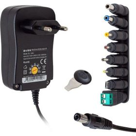 YKA 3-12 Volt 2 Amper Ayarlı 8 Uçlu Switch Mode Plastik Kasa Adaptör