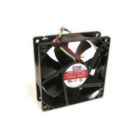 YKA 8 cm 12 Volt 4 Pin 25 mm Pwm Siyah Fan