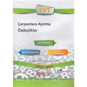 YKS 1. Oturum TYT Çarpanlara Ayırma Özdeşlikler - Sonuç Yayınları Komisyon