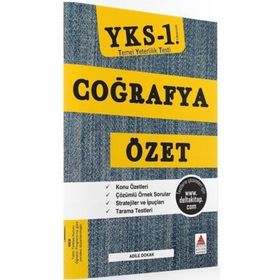 YKS 1. Oturum TYT Coğrafya Özet Delta Kültür Basım Yayın