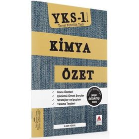 YKS 1. Oturum TYT Kimya Özet Delta Kültür Basım Yayın