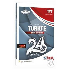 YKS 1. Oturum TYT Türkçe 24 Adımda Özel Konu Anlatımlı Soru Bankası - kollektif