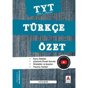 YKS 1. Oturum TYT Türkçe Özet Delta Kültür Basım Yayın