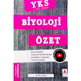 YKS 1. ve 2. Oturum Biyoloji Özet - Melek Yılmaz
