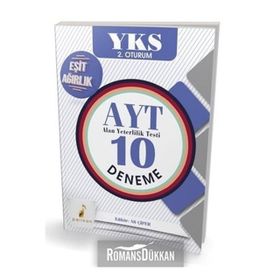 YKS 2. Oturum AYT 10 Deneme Eşit Ağırlık Öğrencileri İçin Ali Çiper Pelikan Tıp Teknik Yayınları
