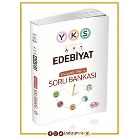 YKS 2. Oturum AYT Edebiyat Resimli Notlu Soru Bankası Editör Yayınları
