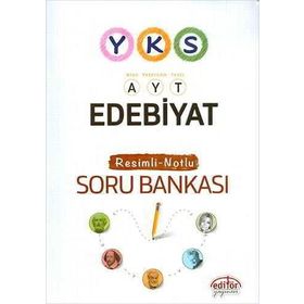 YKS 2. Oturum AYT Edebiyat Resimli Notlu Soru Bankası Editör Yayınları