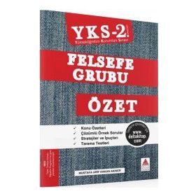 YKS 2. Oturum AYT Felsefe Grubu Özet Delta Kültür Basım Yayın
