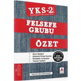 YKS 2. Oturum AYT Felsefe Grubu Özet Delta Kültür Basım Yayın