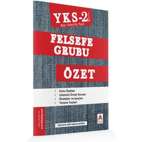 YKS 2. Oturum AYT Felsefe Grubu Özet Delta Kültür Basım Yayın