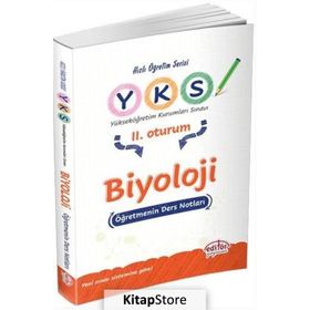 YKS 2. Oturum Biyoloji Öğretmenin Ders Notları - Editör Yayınları Komisyon